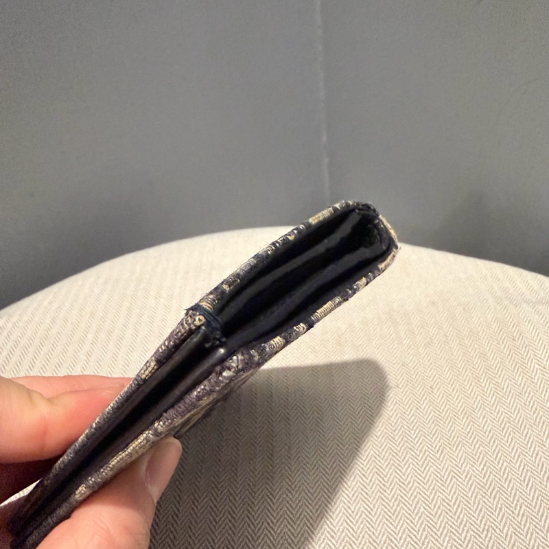 Dior 經典老花 對開短夾-18