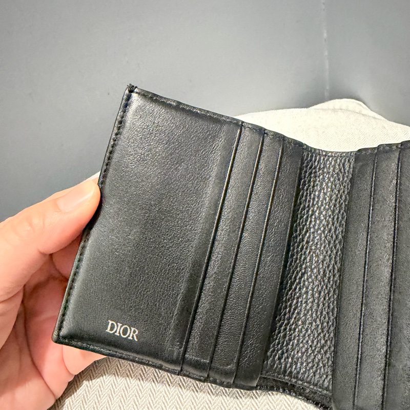 Dior 經典老花 對開短夾-20