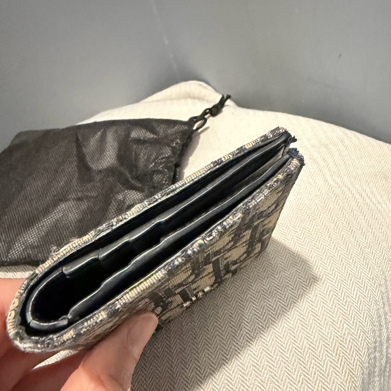 Dior 經典老花 對開短夾-22