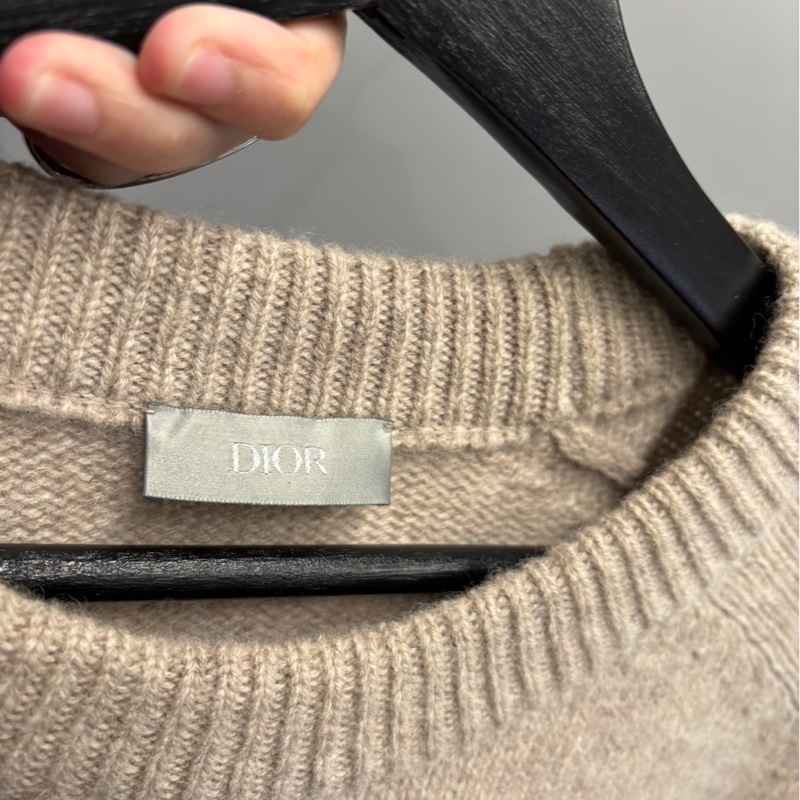 Dior Atelier 刺繡草寫Logo毛衣-4
