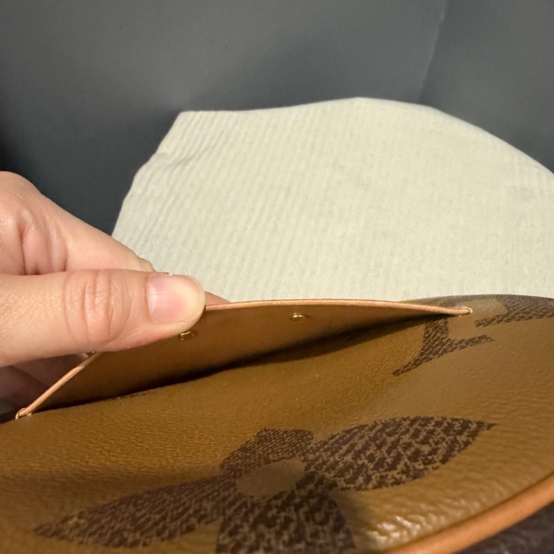 Louis Vuitton LV 拼色大老花 圓餅包 斜背包-20