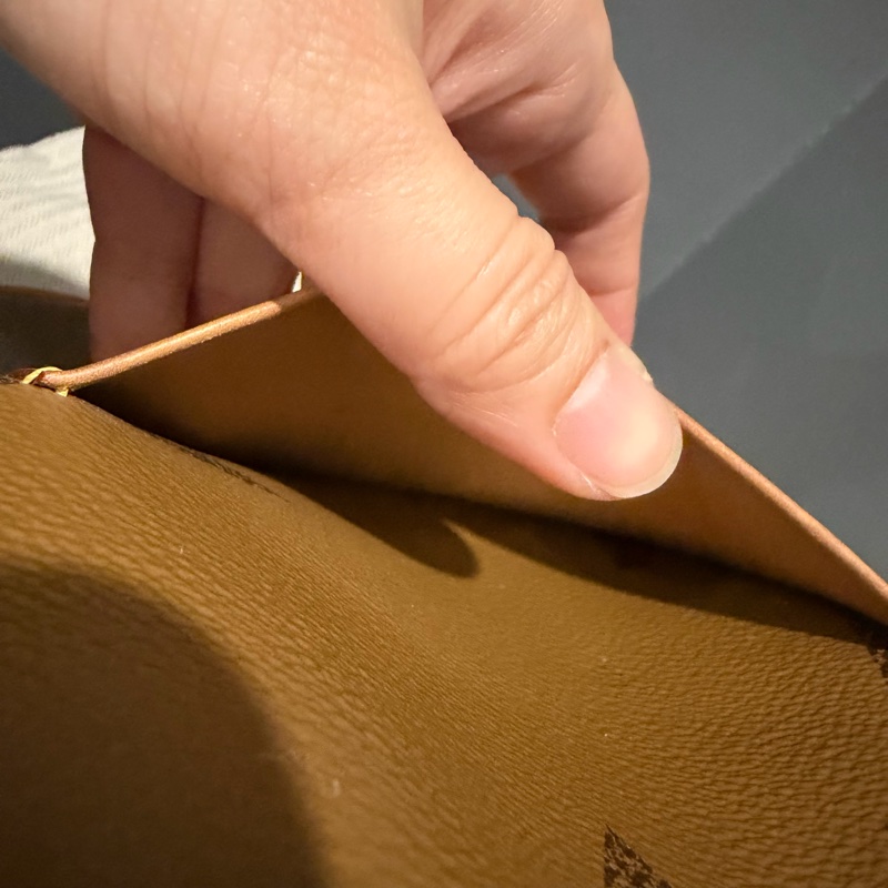 Louis Vuitton LV 拼色大老花 圓餅包 斜背包-21