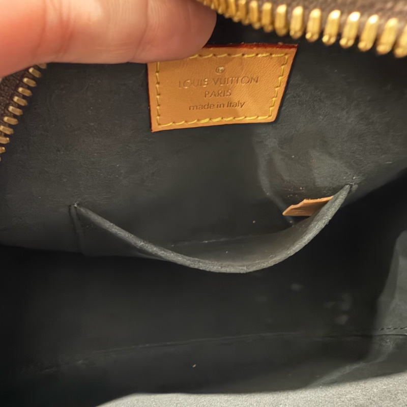 Louis Vuitton LV 拼色大老花 圓餅包 斜背包-32