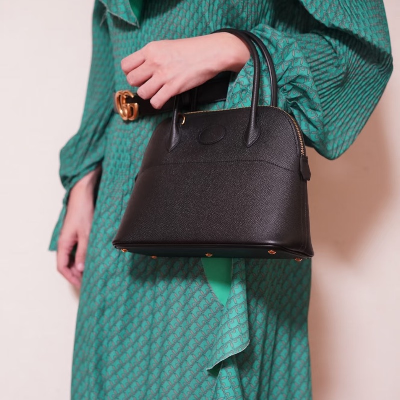 #全配🈶購證 #閒置新✨ 愛馬仕黑金Bolide27 epsom皮C刻-2