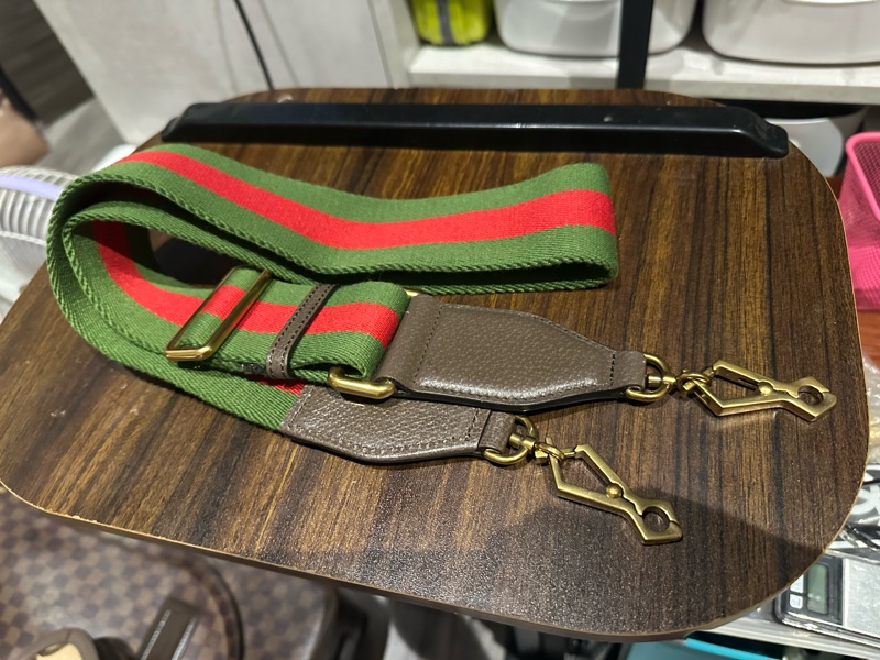22弄 近全新 GUCCI Bamboo 1947 大標誌 大logo 竹節手提包 兩用 竹節 小包 側背包 斜背包-18