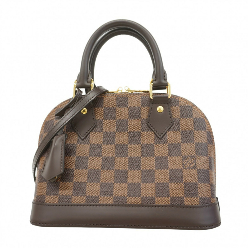 路易威登 Damier Alma BB 手提包 N40606 Ebene 女士兩用包-0