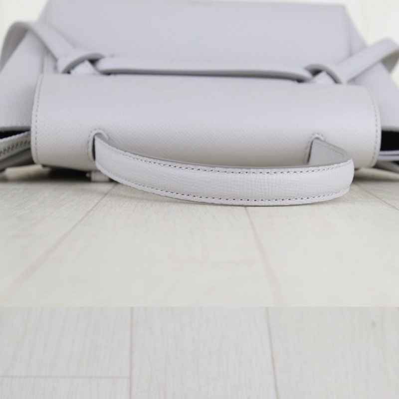 Celine belt nano 淺灰色鯰魚包-5