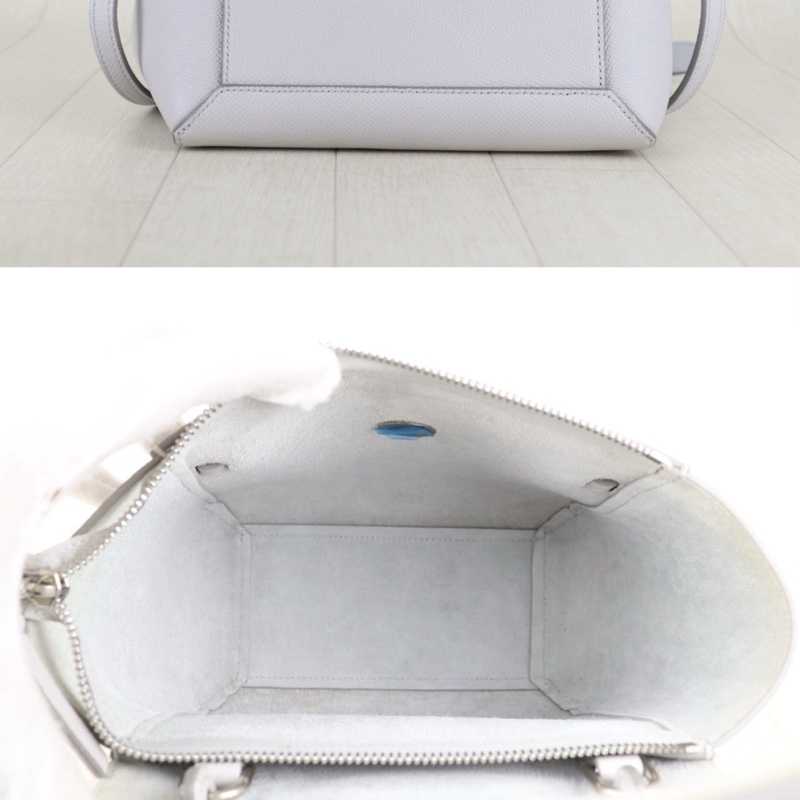 Celine belt nano 淺灰色鯰魚包-11