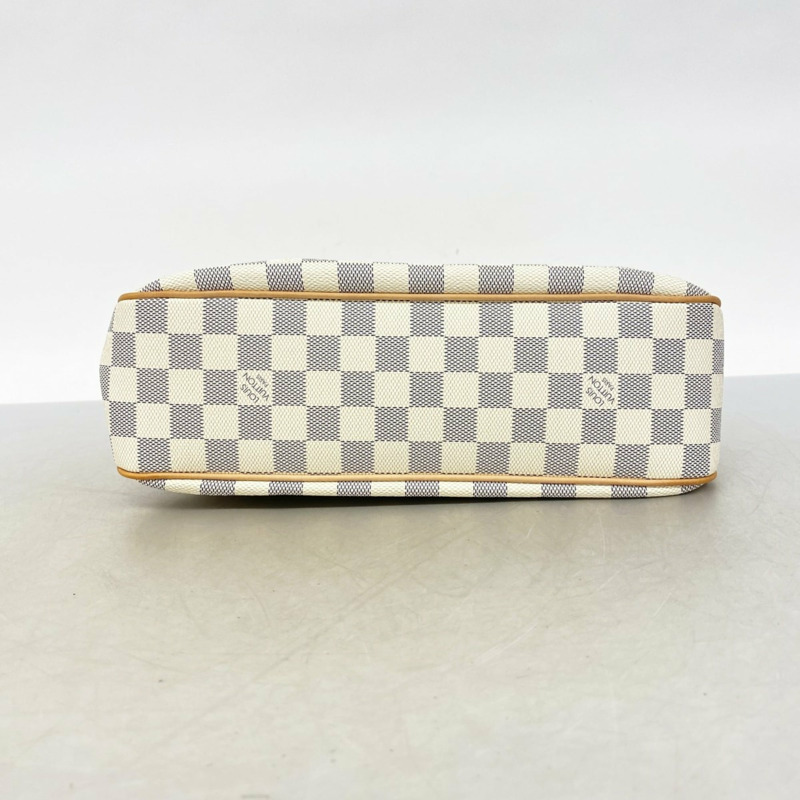 路易威登 Damier Azur Siracusa PM 女士單肩包 N41113 白色-2