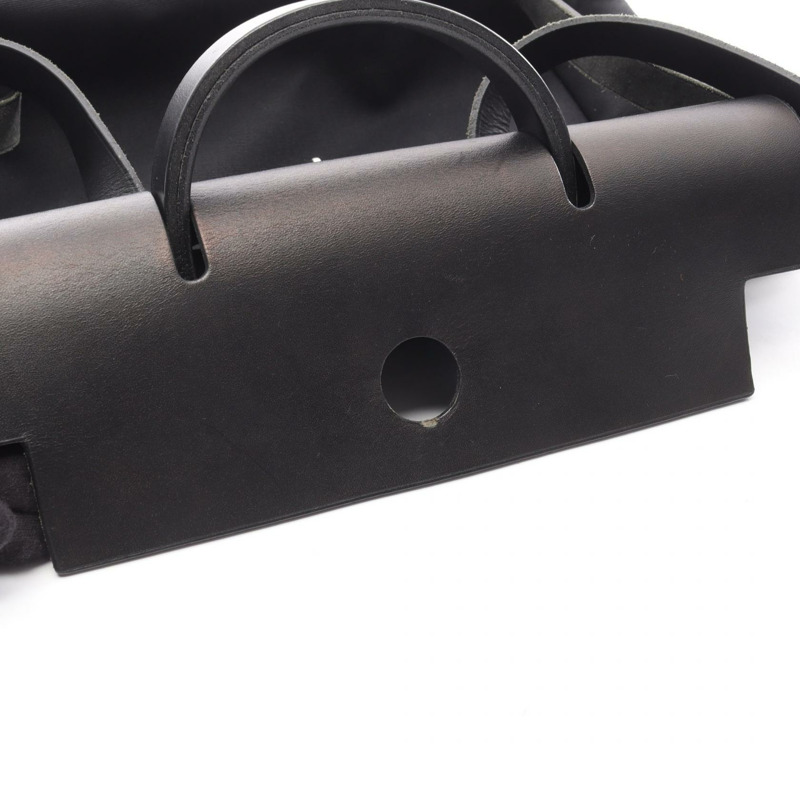 愛馬仕 Herbag A Dos PM 雙肩包 C Toile H 帆布皮革黑色 SHW 二手-10