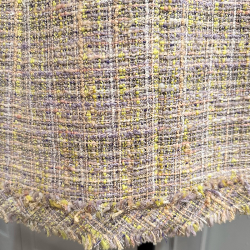 《新歡舊愛》正品CHANEL香奈兒經典毛呢料A幅半身裙36/S-4