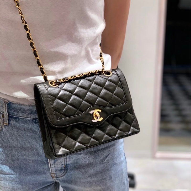 Chanel 巴黎限定金銀雙釦-1
