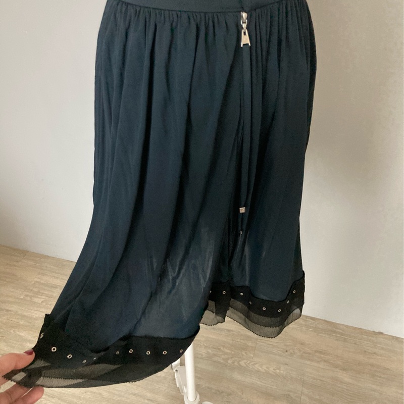 《新歡舊愛》正品LV路易威登黑色半身圓裙/36/S-6