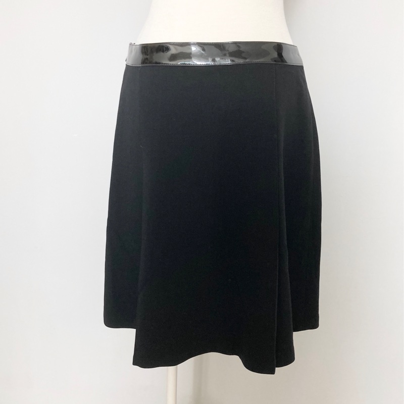 《新歡舊愛》近新正品Ralph Lauren黑色A幅直版短裙US4/SM-2