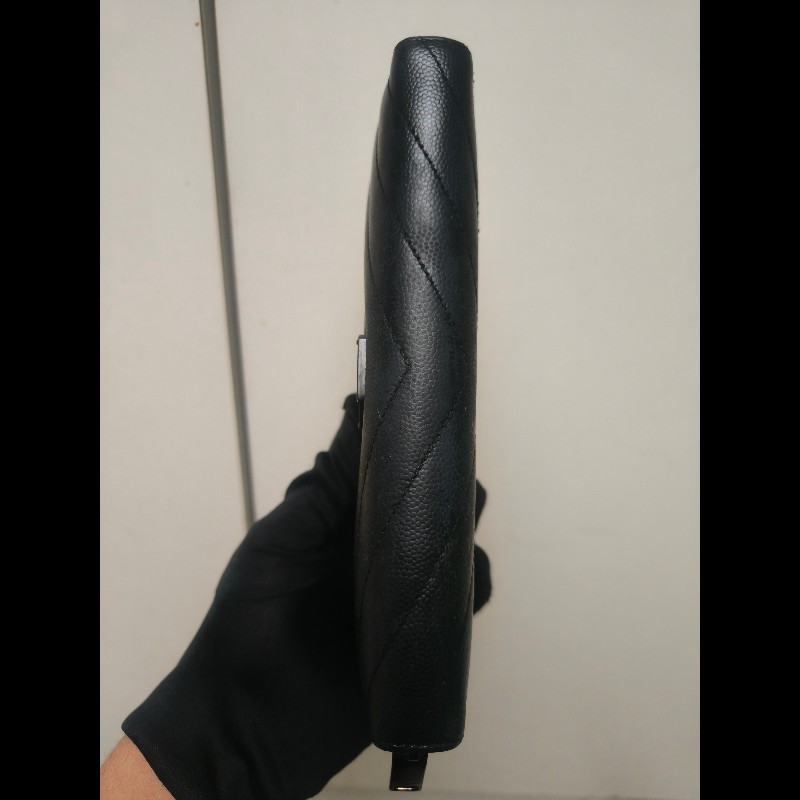 ‼️年前限時特賣‼️(原9800)至1/25⏰㊣✨YSL✨SAINT LAURENT 聖羅蘭 黑金 烤漆 魚子醬 長夾 皮夾 錢包 /二手精品/保證正品🌳二手樹屋🌳-6