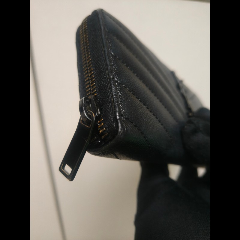 ‼️年前限時特賣‼️(原9800)至1/25⏰㊣✨YSL✨SAINT LAURENT 聖羅蘭 黑金 烤漆 魚子醬 長夾 皮夾 錢包 /二手精品/保證正品🌳二手樹屋🌳-10