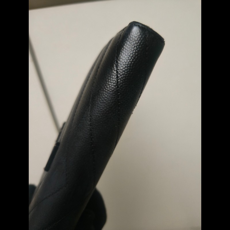 ‼️年前限時特賣‼️(原9800)至1/25⏰㊣✨YSL✨SAINT LAURENT 聖羅蘭 黑金 烤漆 魚子醬 長夾 皮夾 錢包 /二手精品/保證正品🌳二手樹屋🌳-19