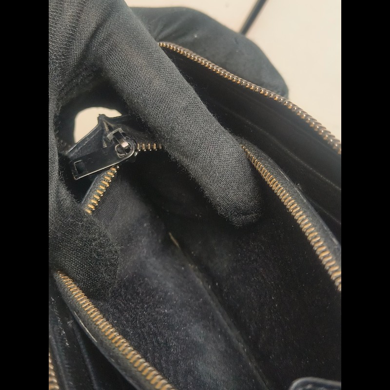 ‼️年前限時特賣‼️(原9800)至1/25⏰㊣✨YSL✨SAINT LAURENT 聖羅蘭 黑金 烤漆 魚子醬 長夾 皮夾 錢包 /二手精品/保證正品🌳二手樹屋🌳-38