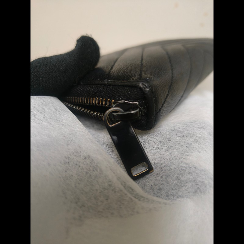 ‼️年前限時特賣‼️(原9800)至1/25⏰㊣✨YSL✨SAINT LAURENT 聖羅蘭 黑金 烤漆 魚子醬 長夾 皮夾 錢包 /二手精品/保證正品🌳二手樹屋🌳-42