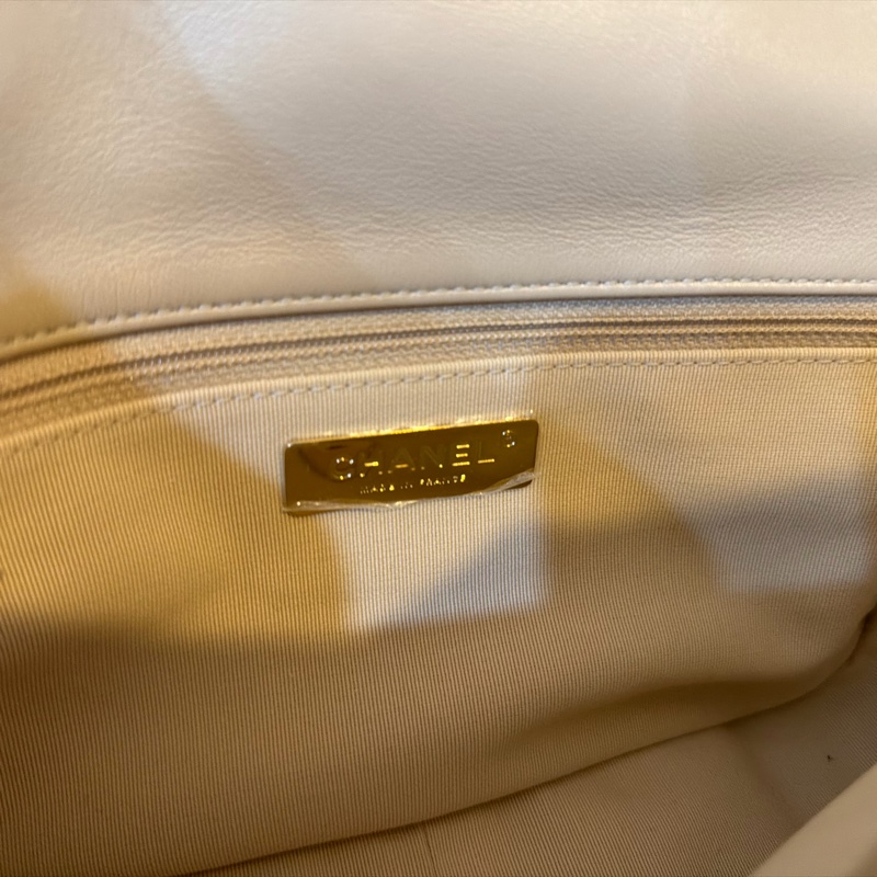 二手Chanel 19 奶茶色🥤-5