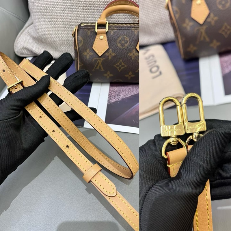 LV新款老花speedy nano枕頭包-8