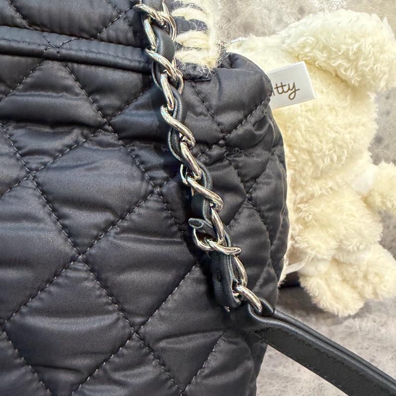 香奈兒羊羔毛後背包-22