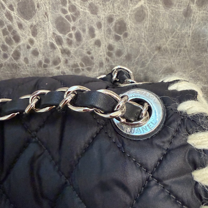 香奈兒羊羔毛後背包-26