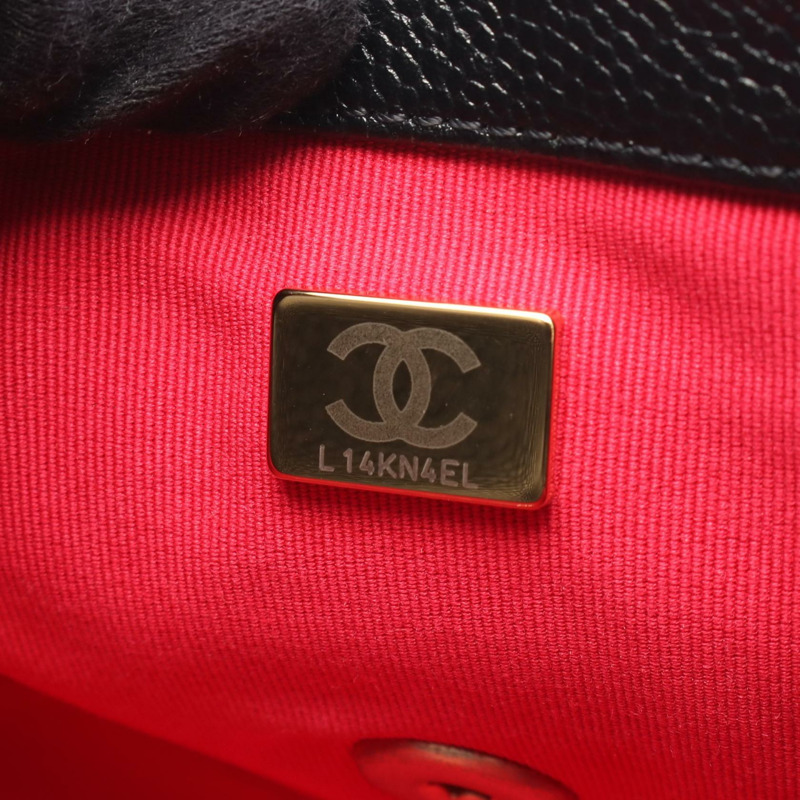 香奈兒 (CHANEL) 絎縫鏈條肩背斜背包 AS2482 黑色皮革 GHW 二手 CC-4