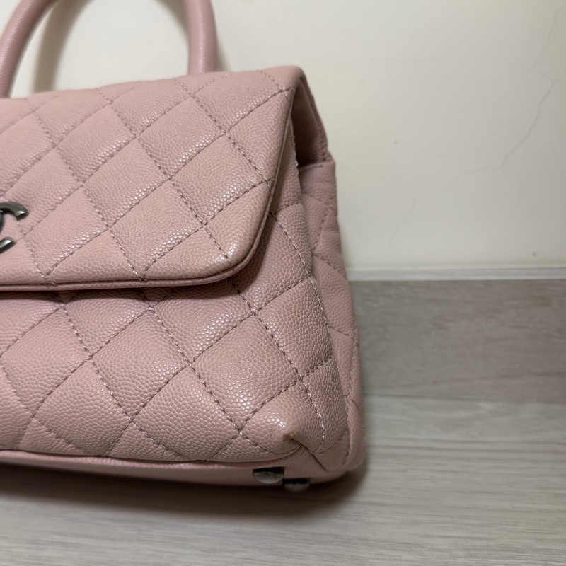 Chanel coco handle 限量 粉紅色-2