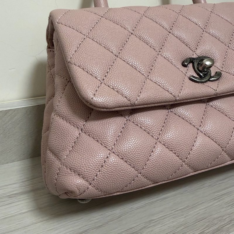 Chanel coco handle 限量 粉紅色-3