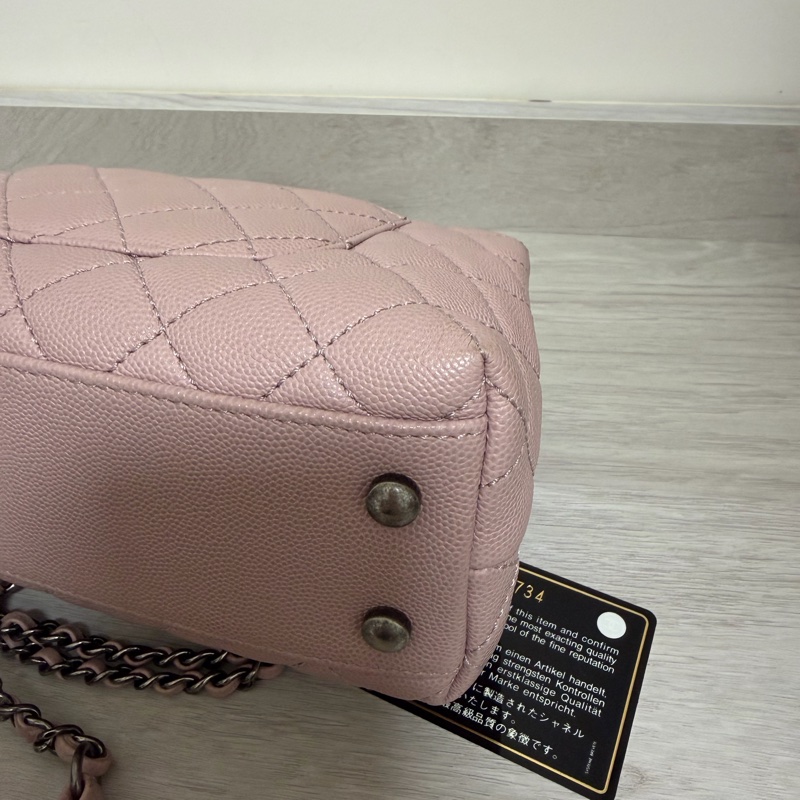 Chanel coco handle 限量 粉紅色-7