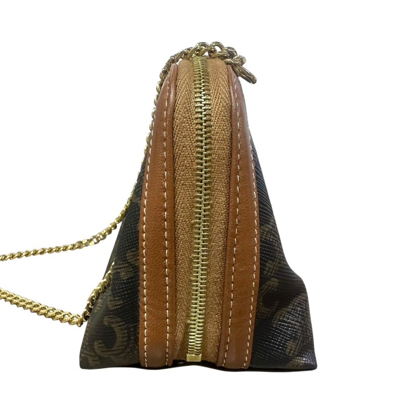 【美收精品】CELINE茶色老花肩背包 4-939-3