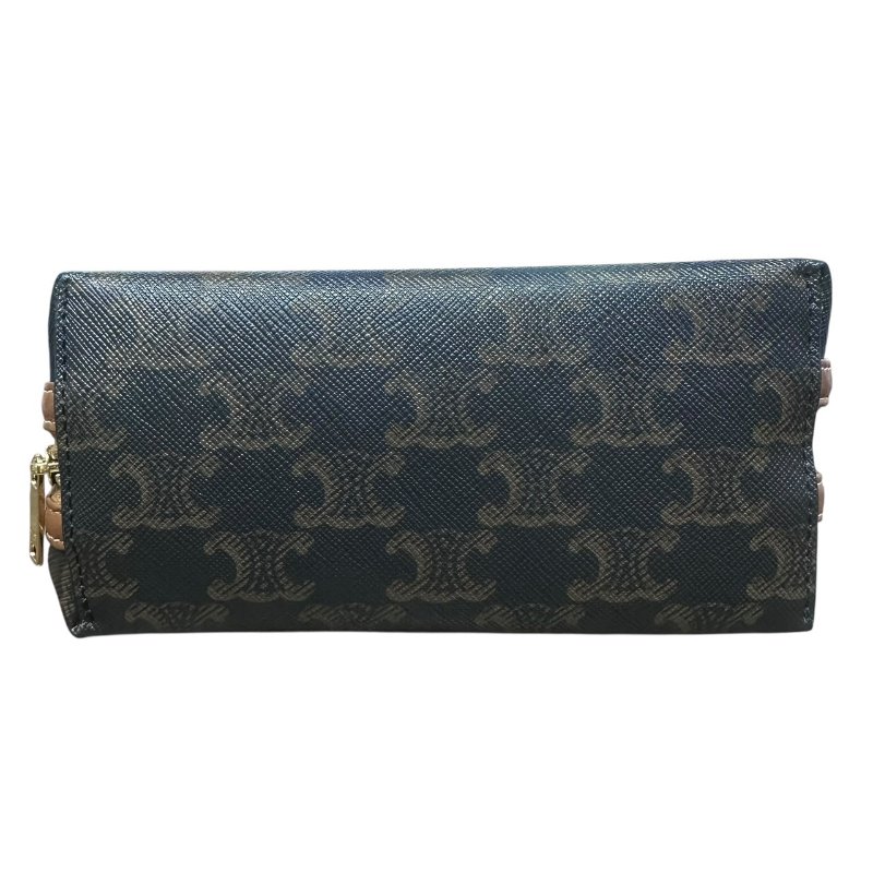 【美收精品】CELINE茶色老花肩背包 4-939-7