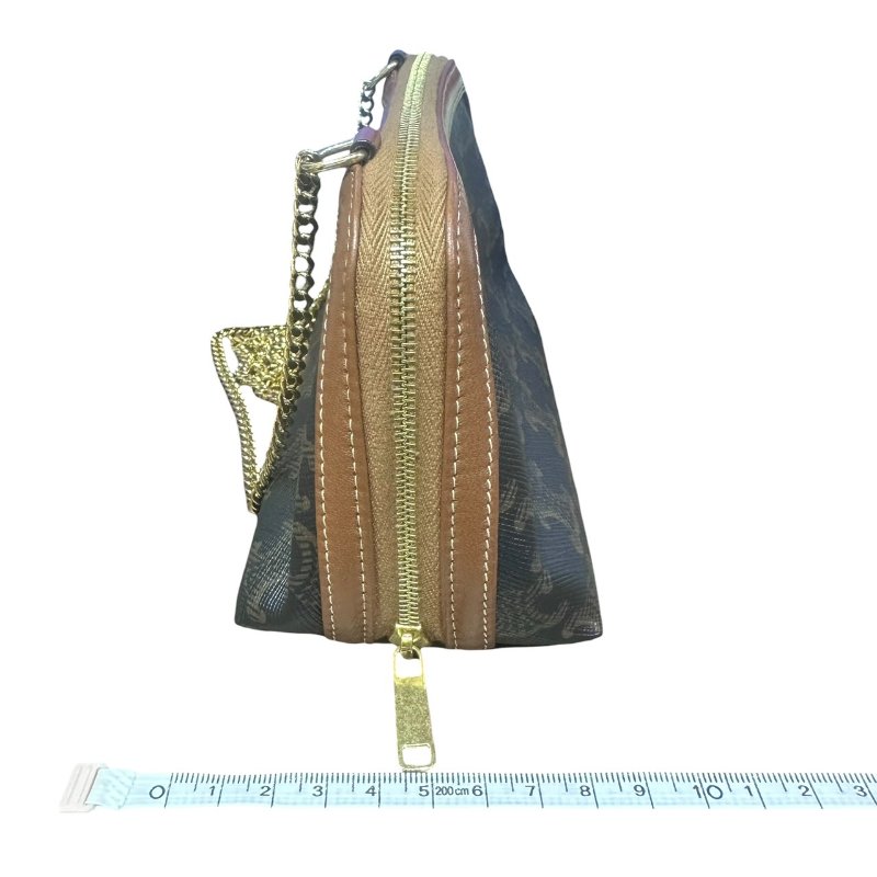 【美收精品】CELINE茶色老花肩背包 4-939-18