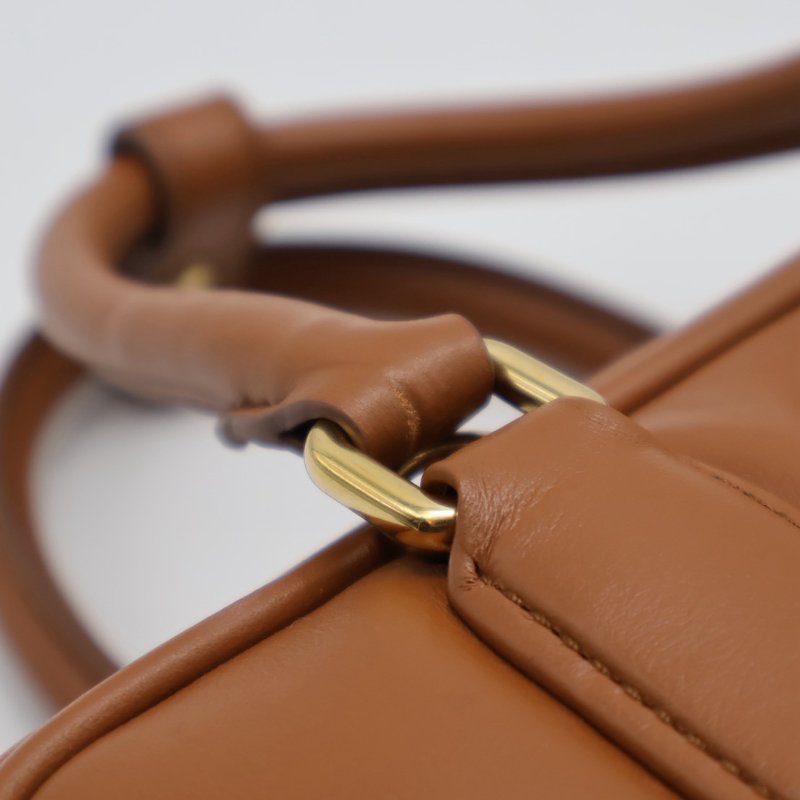 Miu Miu - Arcadie保齡球包 - 小號焦糖棕-4