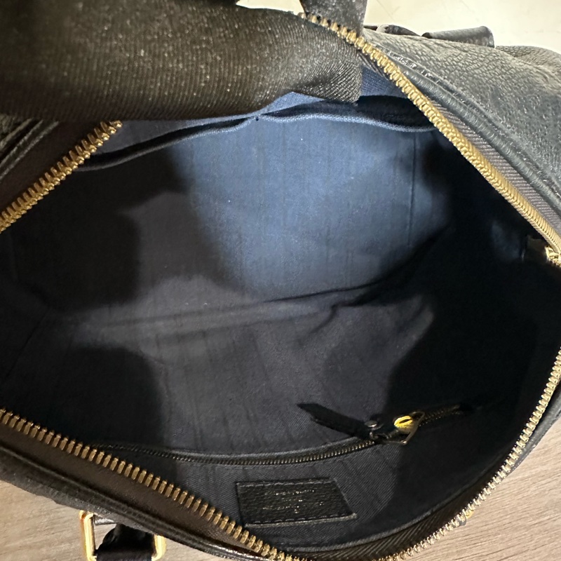 Lv 全皮款老花壓紋 speedy25 波士頓包-9