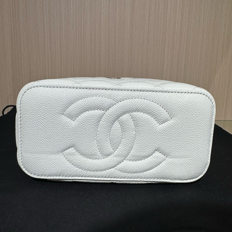 CHANEL香奈兒 24C 顆粒牛皮金扣 單肩包-4