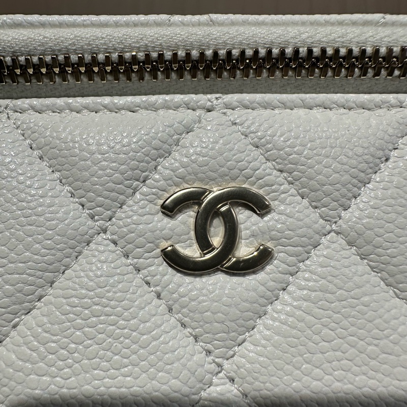 CHANEL香奈兒 24C 顆粒牛皮金扣 單肩包-5