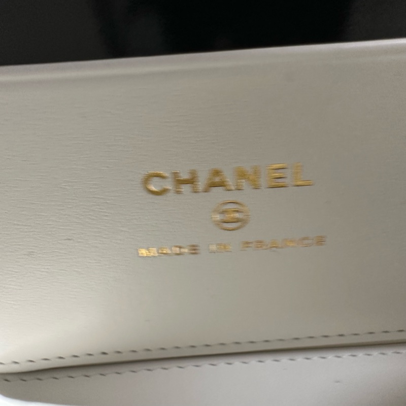 CHANEL香奈兒 24C 顆粒牛皮金扣 單肩包-8