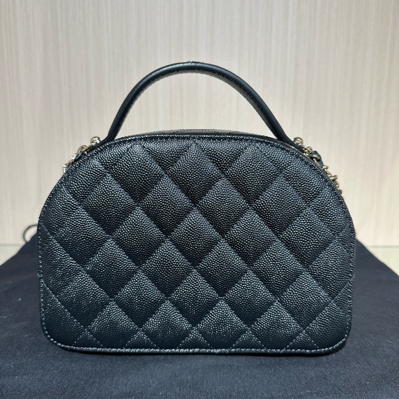 CHANEL 25C新款手提盒子包 荔枝紋牛皮-3