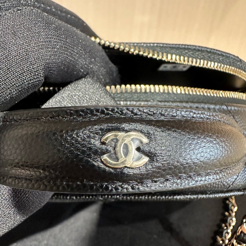 CHANEL 25C新款手提盒子包 荔枝紋牛皮-8