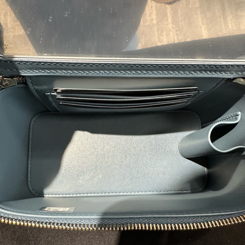 CHANEL香奈兒 菱格小牛皮 方盒子化妝包-7