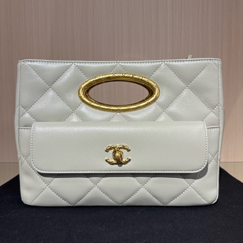 CHANEL香奈儿24B小羊皮 单肩手提包-0