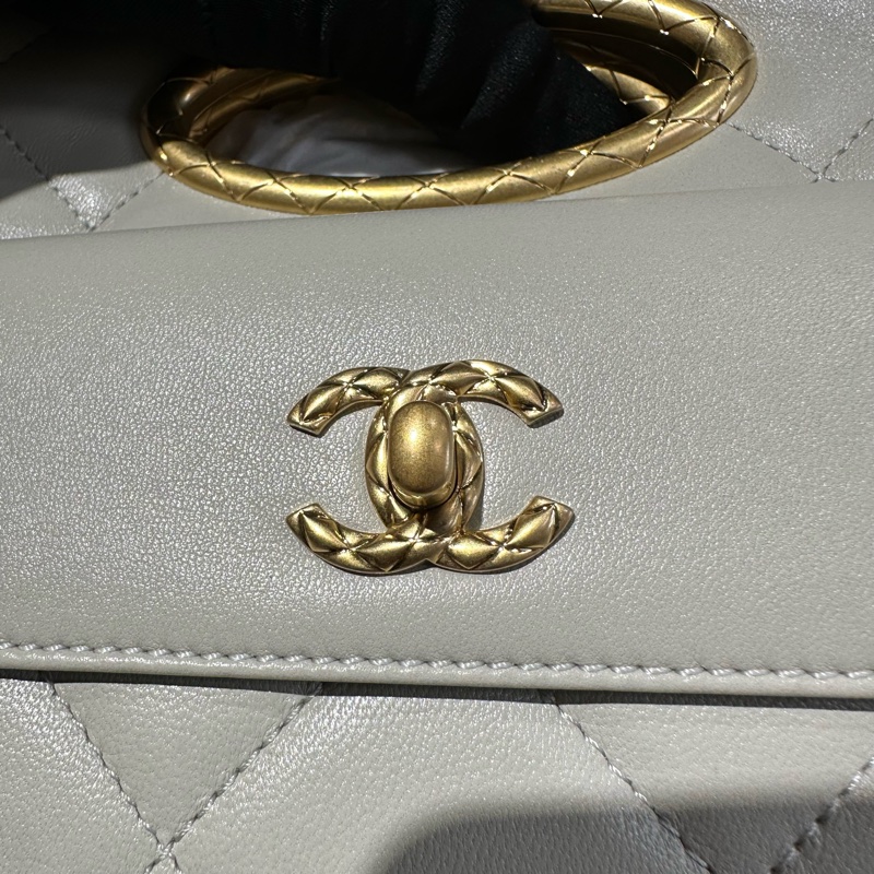 CHANEL香奈儿24B小羊皮 单肩手提包-5