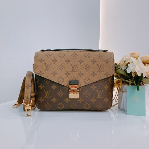 MS0512 LOUIS VUITTON路易威登中號經典花紋信差包包 POCHETTE METIS BAG MM MONOGRAM REVERSE