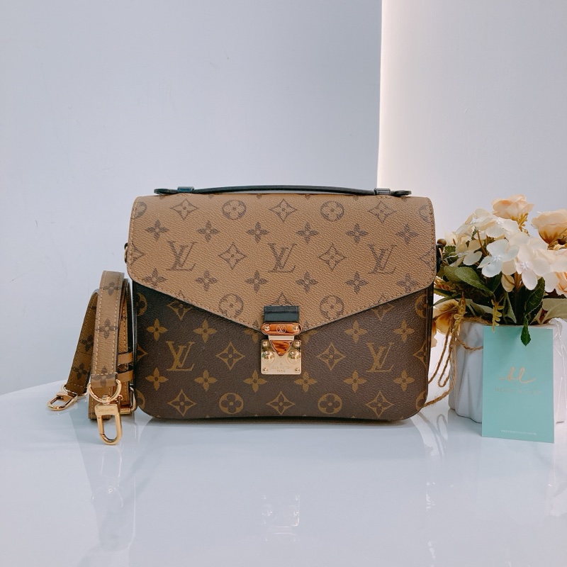 MS0512 LOUIS VUITTON路易威登中號經典花紋信差包包 POCHETTE METIS BAG MM MONOGRAM REVERSE-0