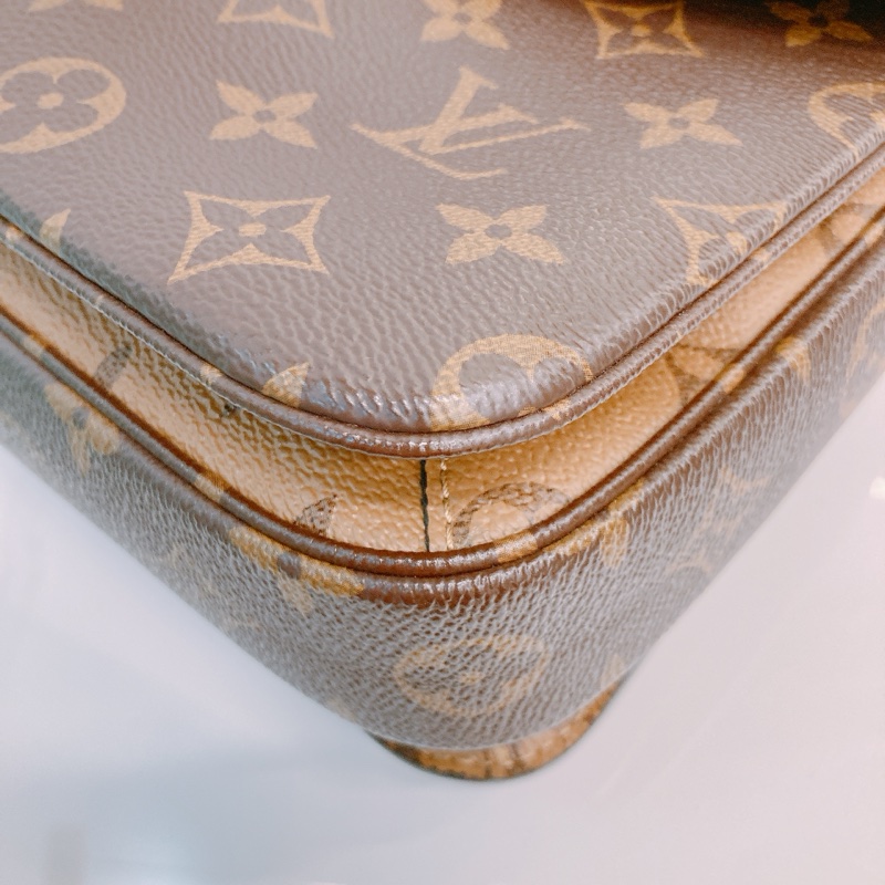 MS0512 LOUIS VUITTON路易威登中號經典花紋信差包包 POCHETTE METIS BAG MM MONOGRAM REVERSE-27