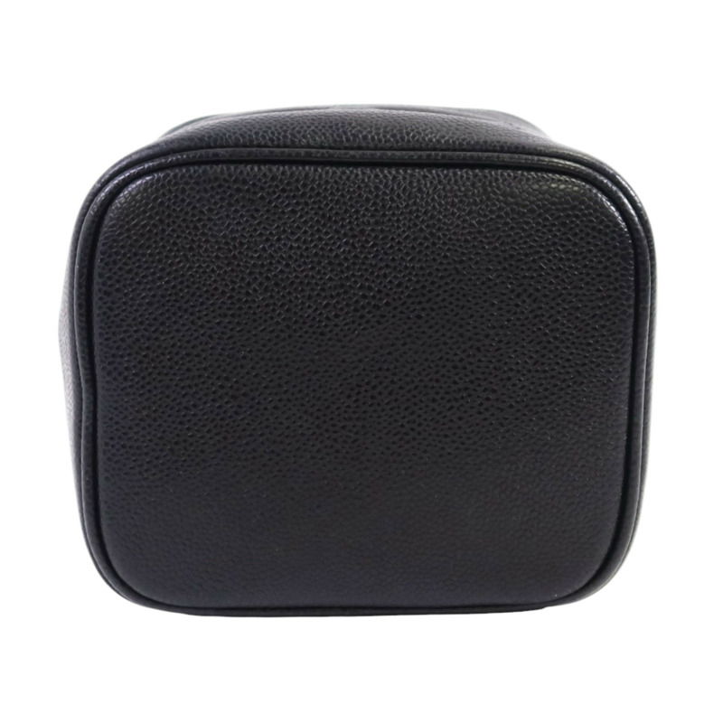 CHANEL 牛皮皮革Vanity金扣手挽袋-3