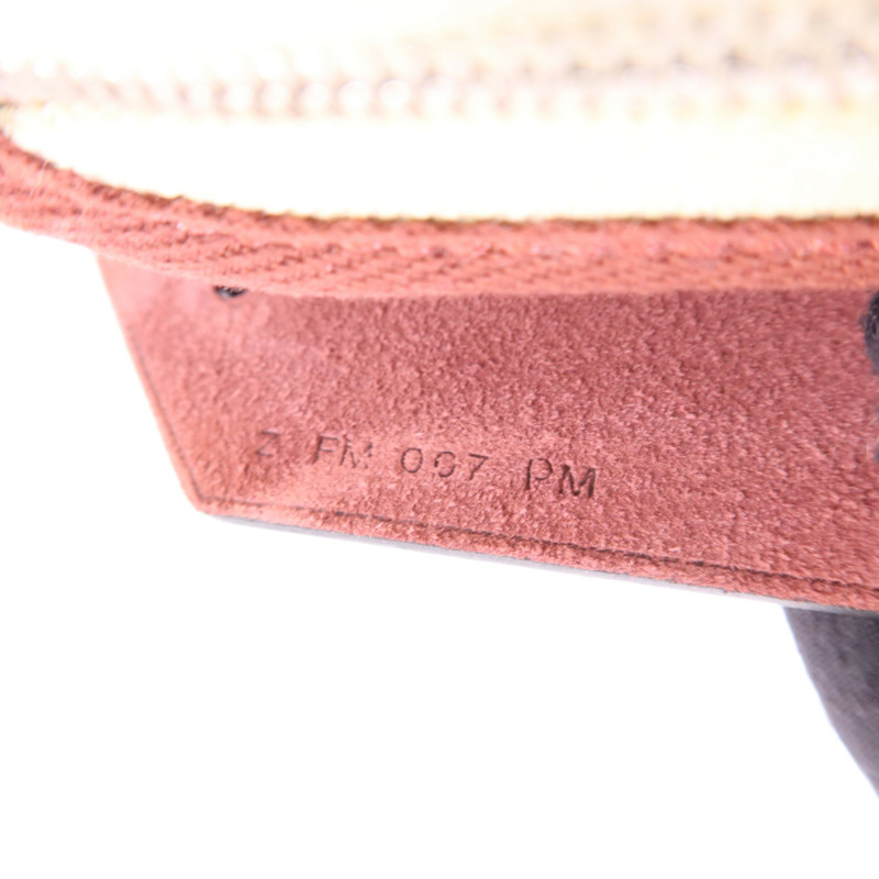 HERMES 帆布Herbag PM銀扣手挽肩背兩用袋Beton//Rouge Sellier-7