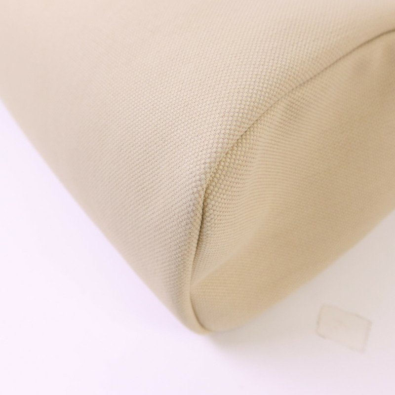 HERMES 帆布Herbag PM銀扣手挽肩背兩用袋Beton//Rouge Sellier-13